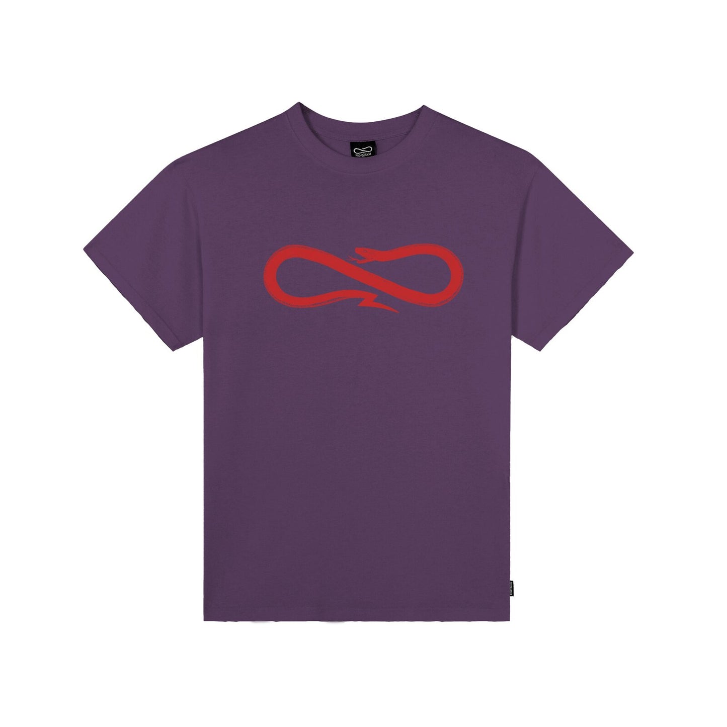 Propaganda logo classic T-shirt viola