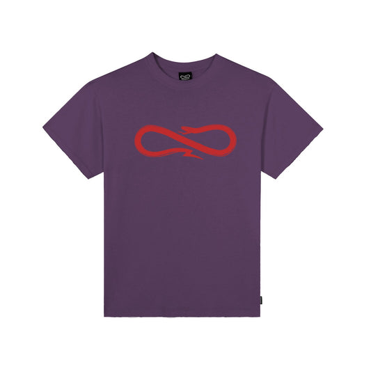 Propaganda logo classic T-shirt viola