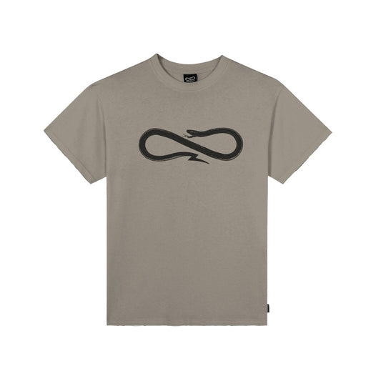 Propaganda logo classic T-shirt sabbia