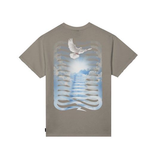 Propaganda ribs stairway T-shirt sabbia