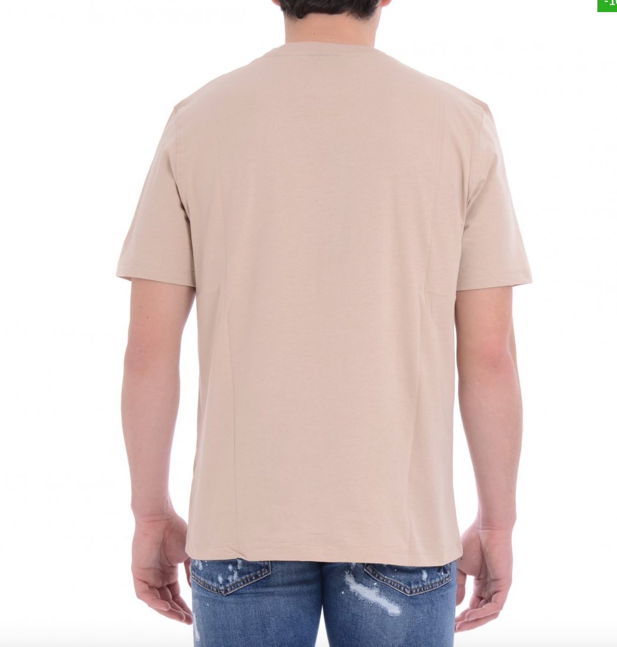Disclaimer T-shirt maniche corte beige