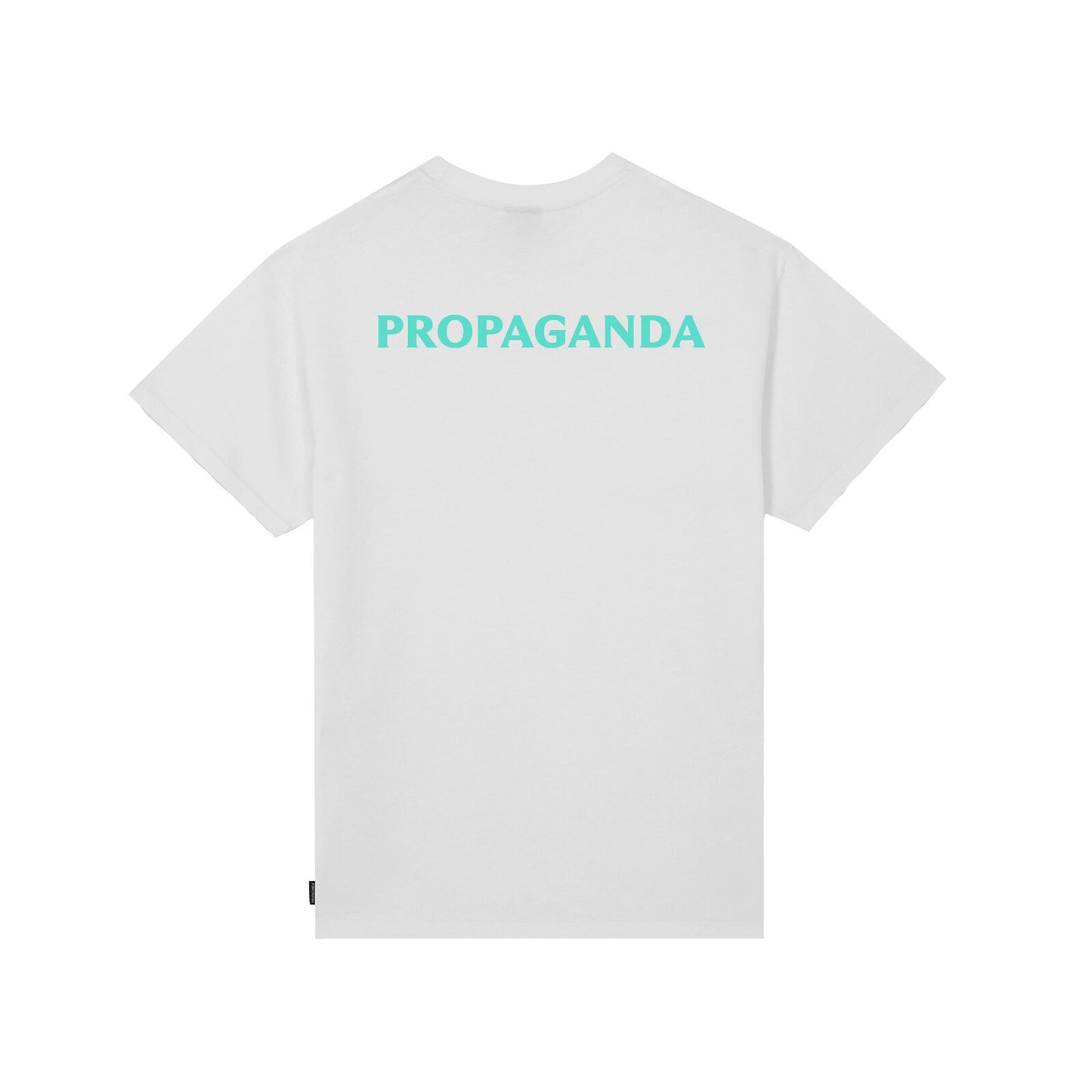 Propaganda logo fire T-shirt bianco