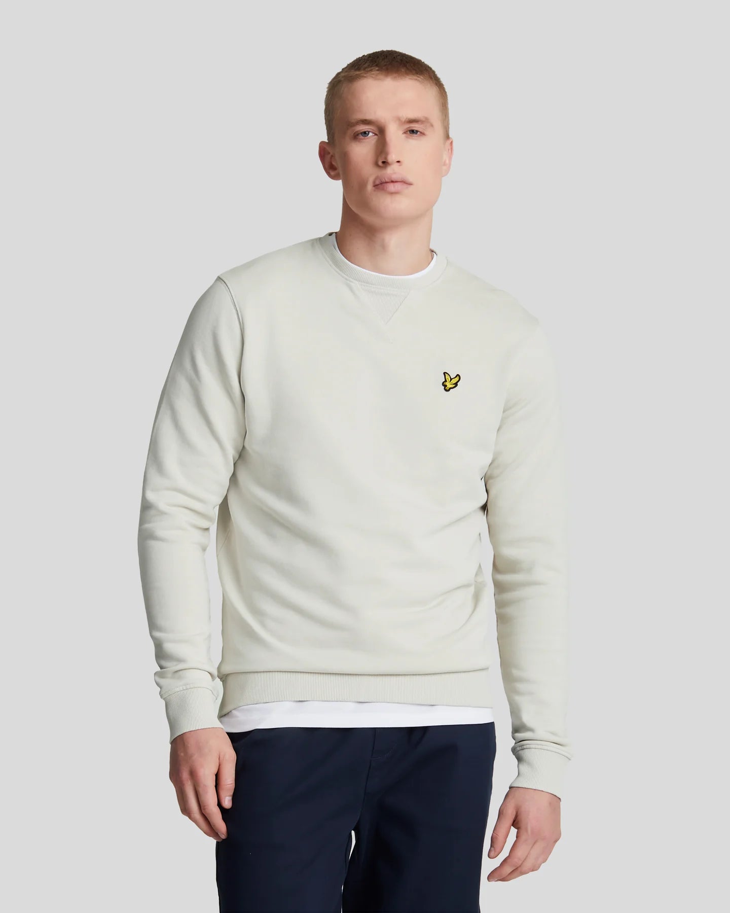 Lyle & Scott felpa girocollo beige