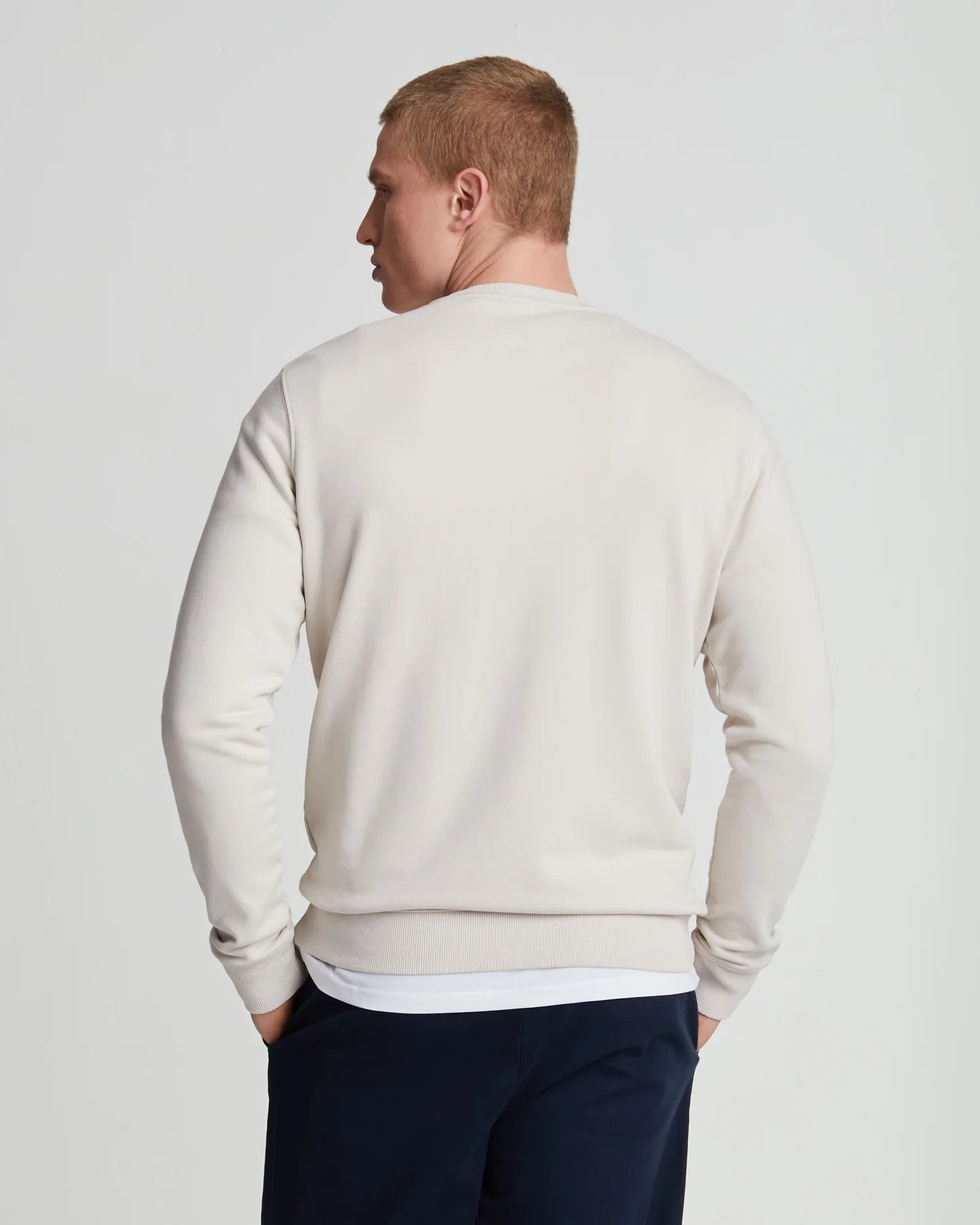 Lyle & Scott felpa girocollo beige