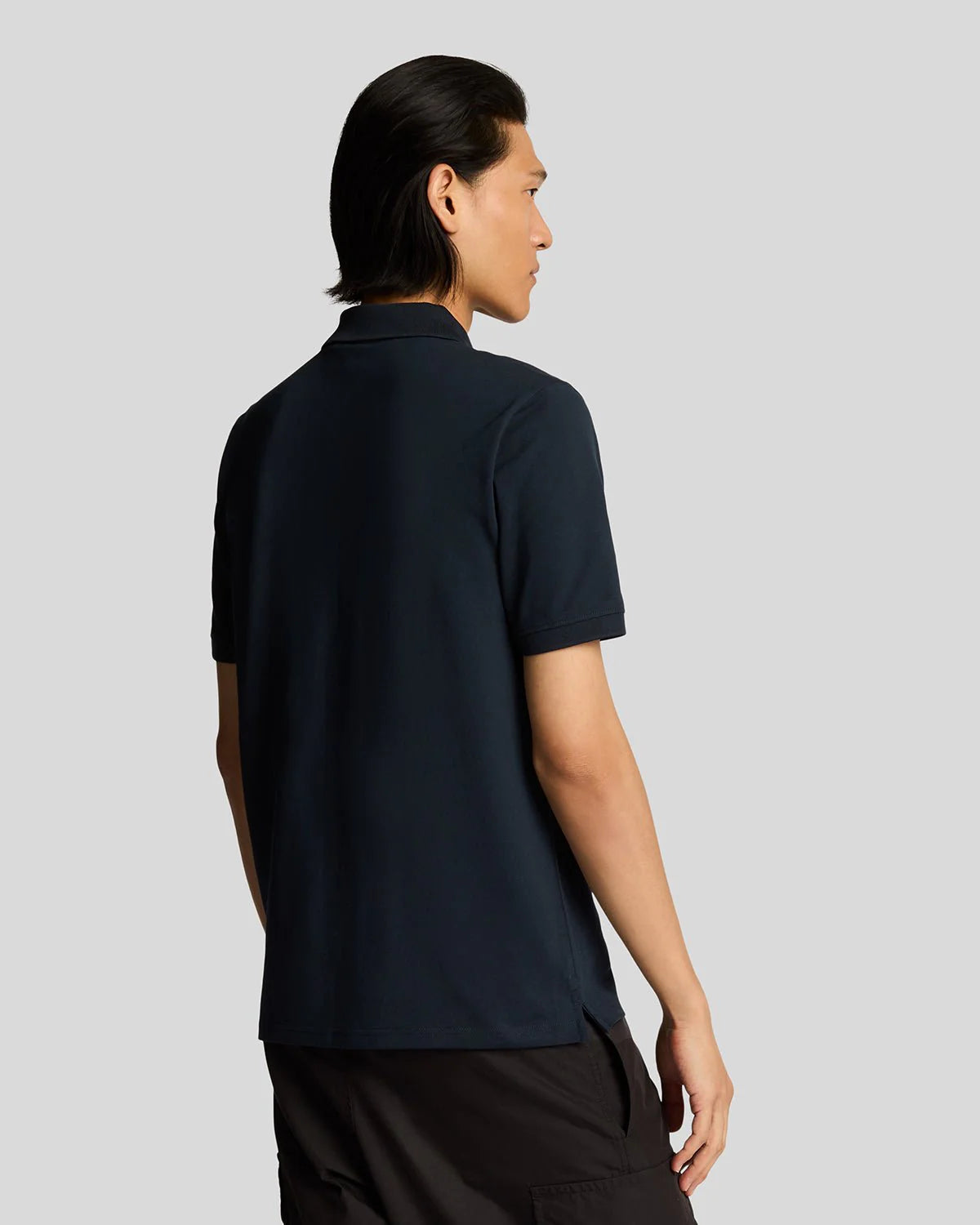 Lyle & Scott superfine polo shirt navy blu