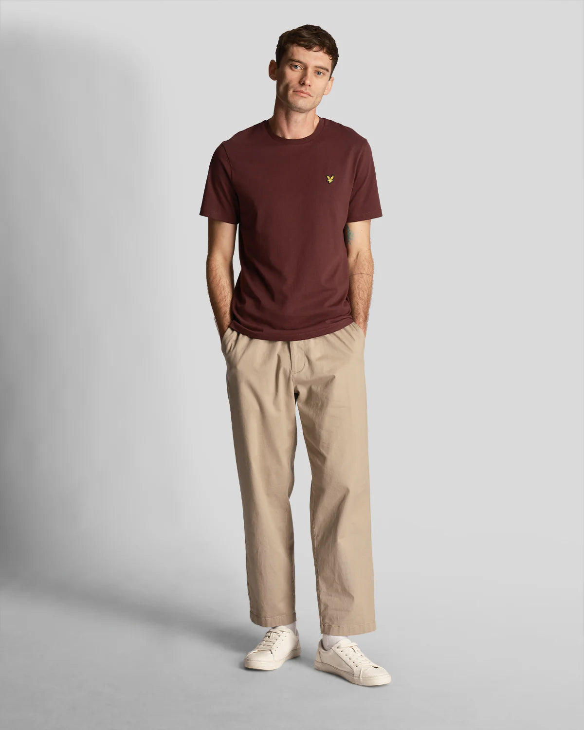 Lyle & Scott T-shirt burgundy
