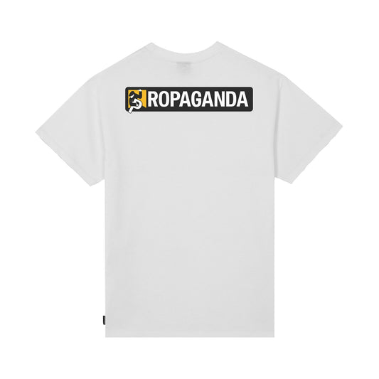 Propaganda thief T-shirt bianco