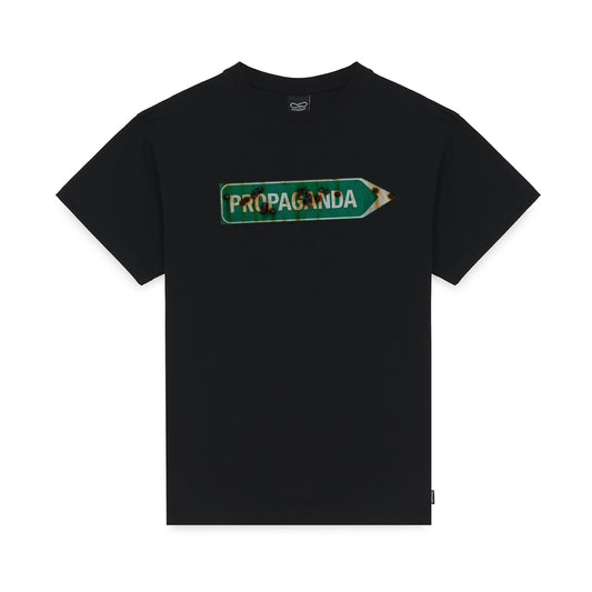Propaganda welcome T-shirt nero